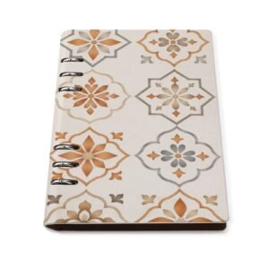 Designer Leather abstract Binder Notebook (A5)