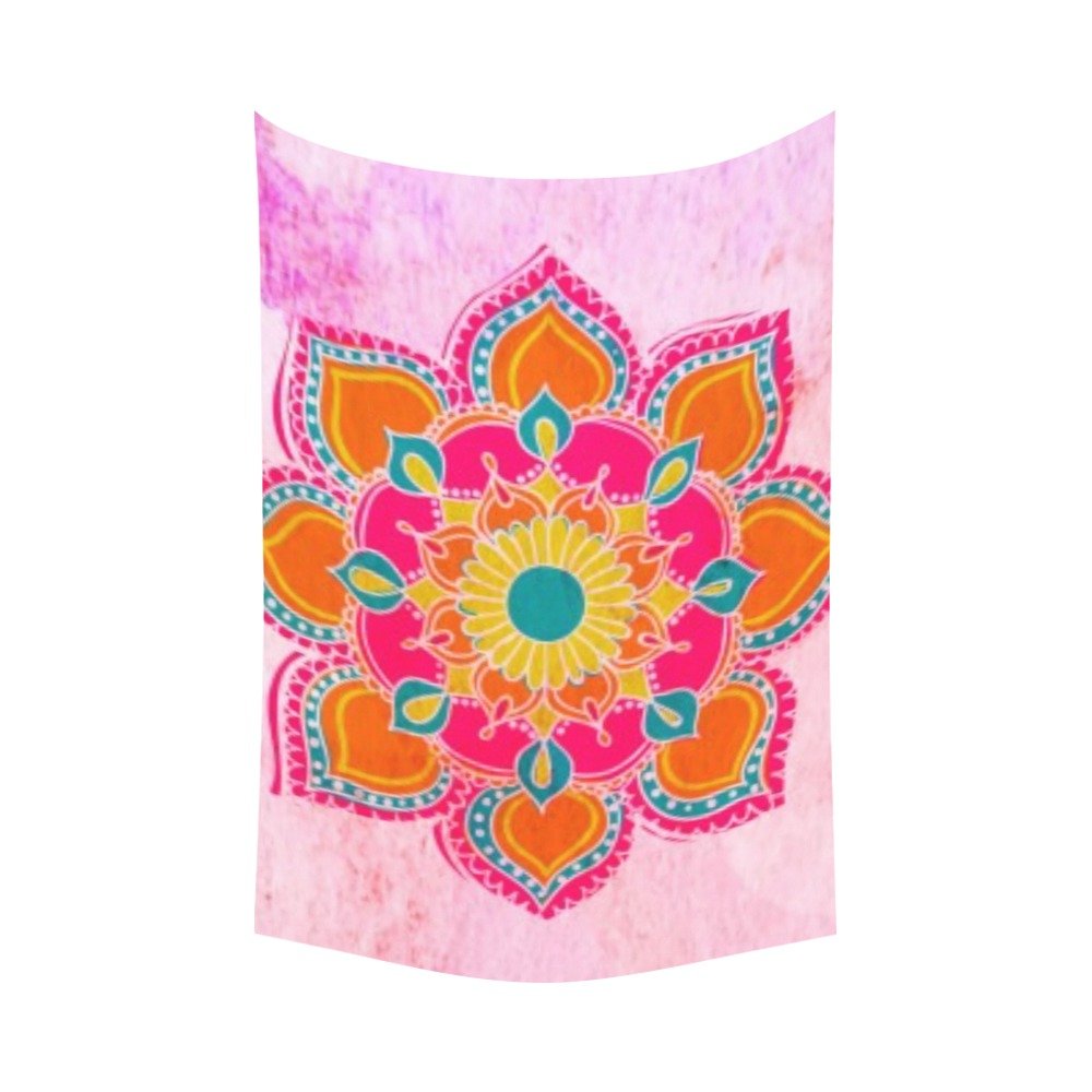 Abstract print decorative wall tapestry wall art Polyester Wall Tapestry 90"x 60" Polyester Peach Skin Wall Tapestry 90"x 60" - Image 2