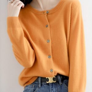 pure wool cardigan