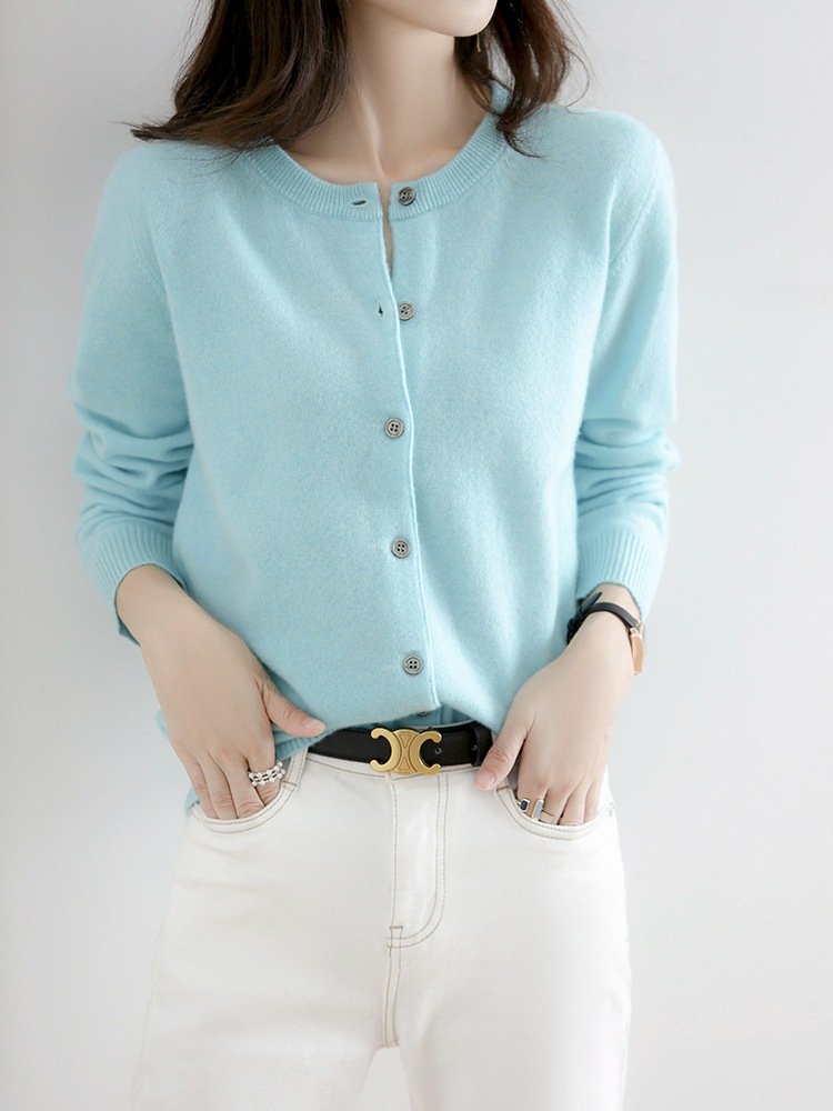 pure wool cardigan - Image 4
