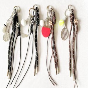 Sport Theme Nylon Rope bag charm bag Pendant