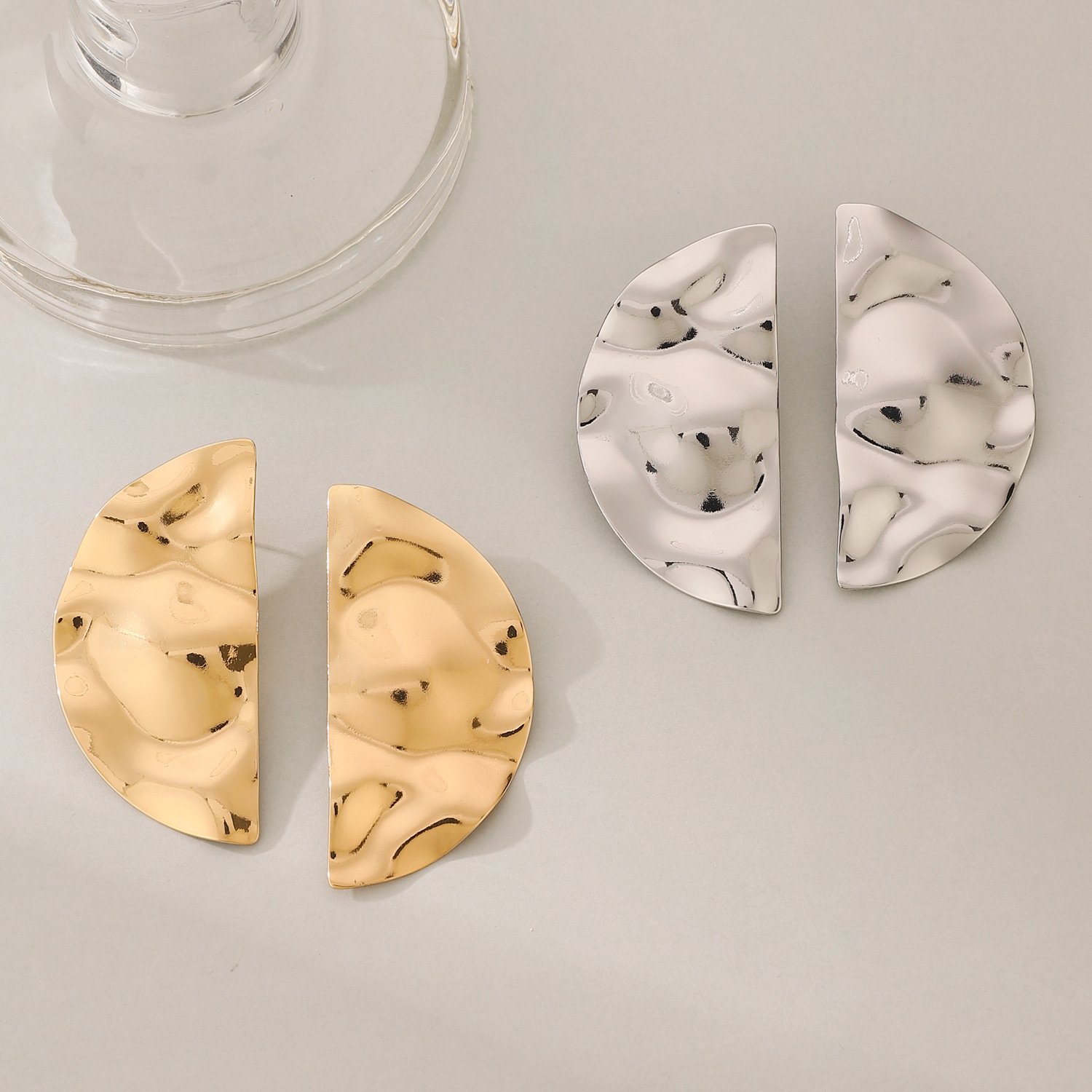 Simple Ear Stud Earrings - Image 4