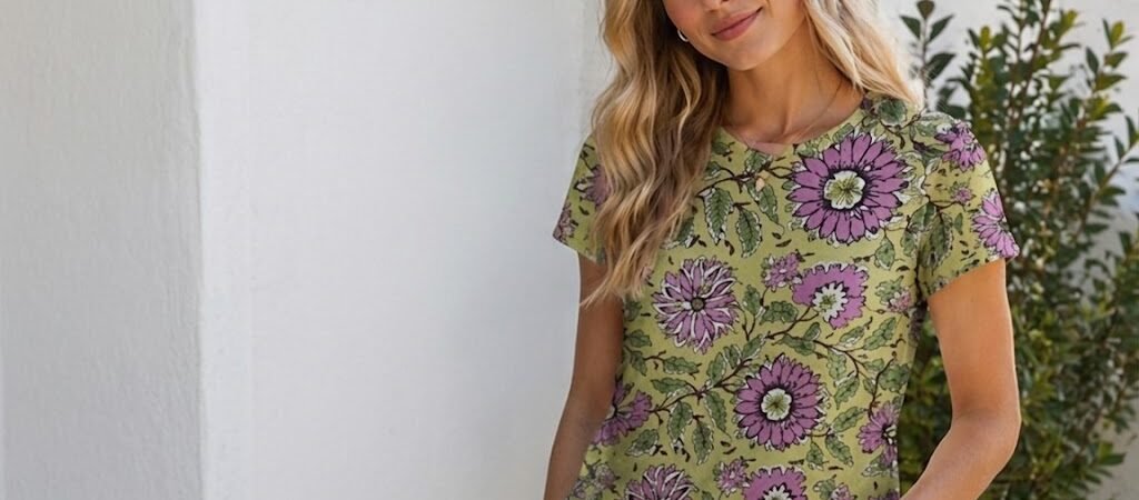 How to Choose a Comfortable and Stylish Floral Cotton T-Shirt for Women