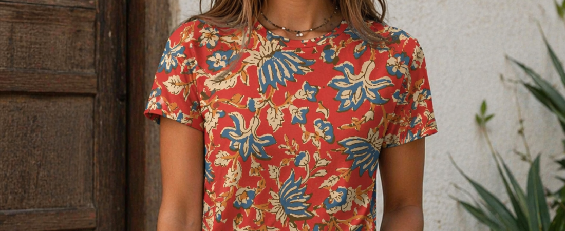 How to Choose a Comfortable and Stylish All-Over Print Cotton T-Shirt for Women