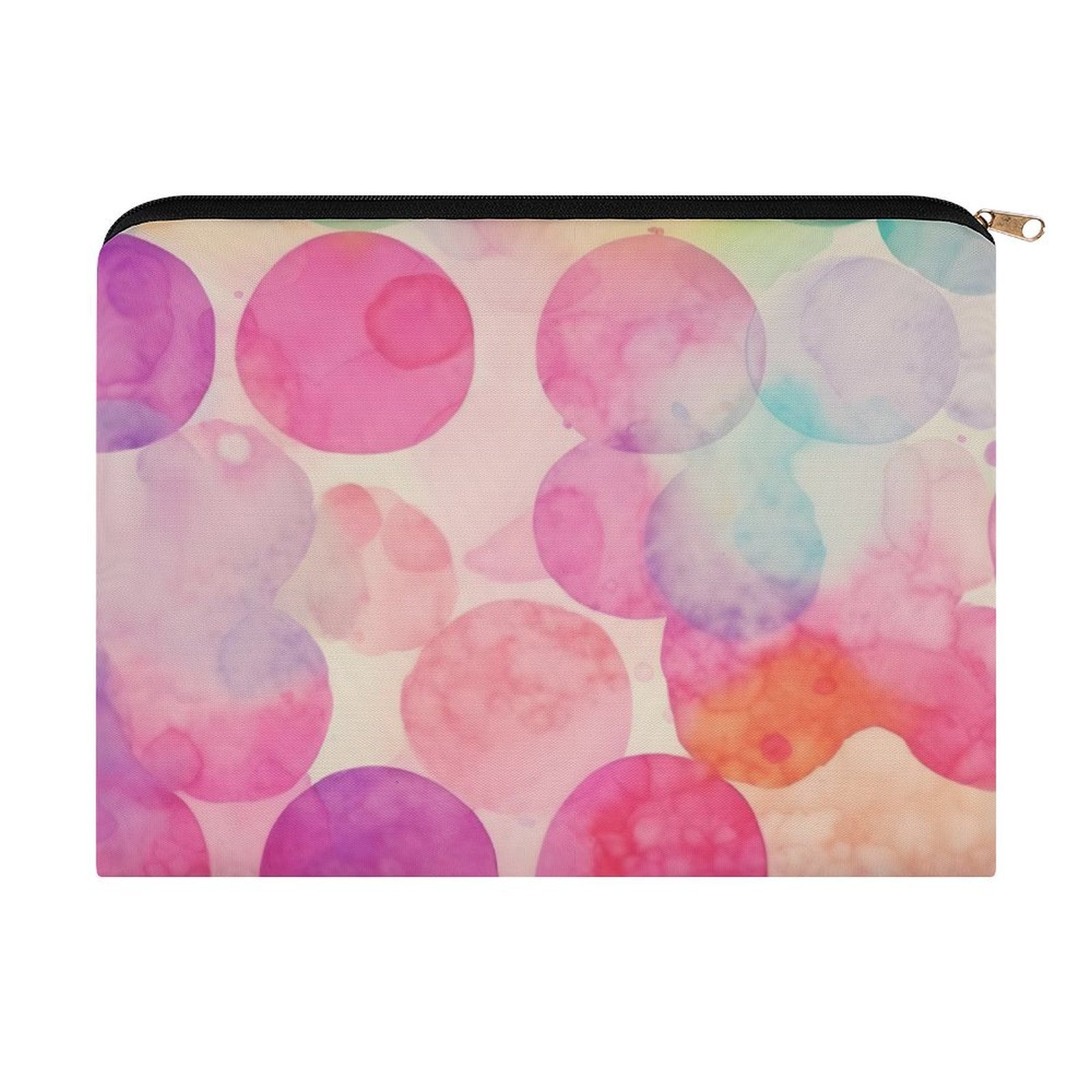 Big pouch floral abstract pattern 8.9"(L) × 6.5"(W)
