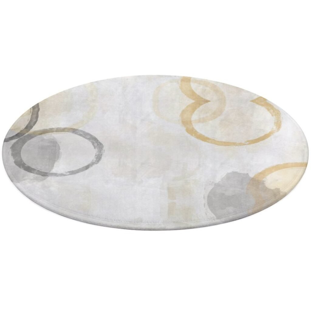 Design Velvet Floor Mat 90*90cm