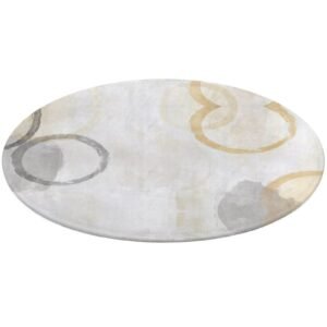 Design Velvet Floor Mat 90*90cm