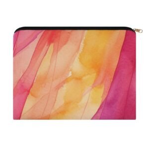 Big pouch bag abstract print 8.9"(L) × 6.5"(W)