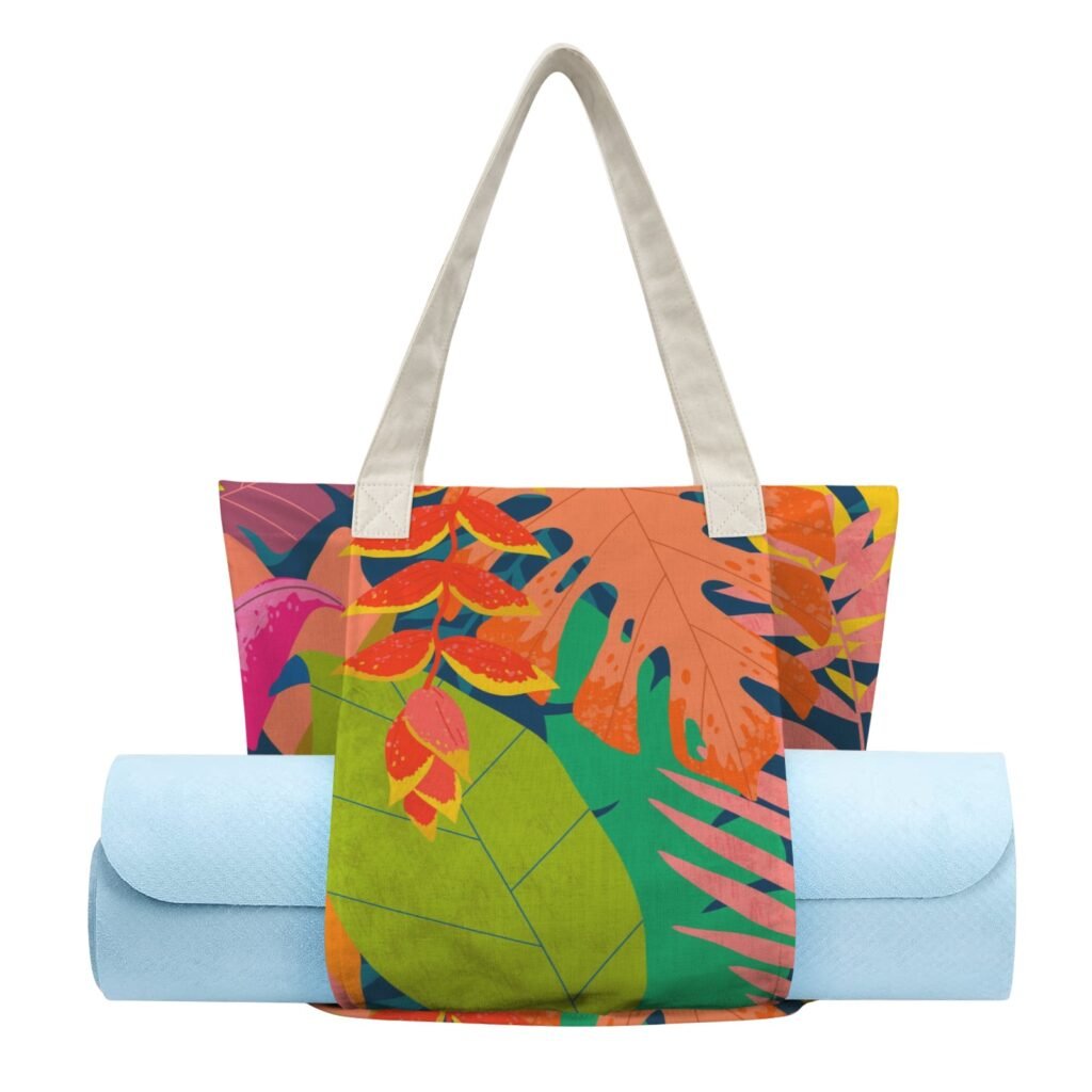Yoga Tote bag shopping tote travel bag tote