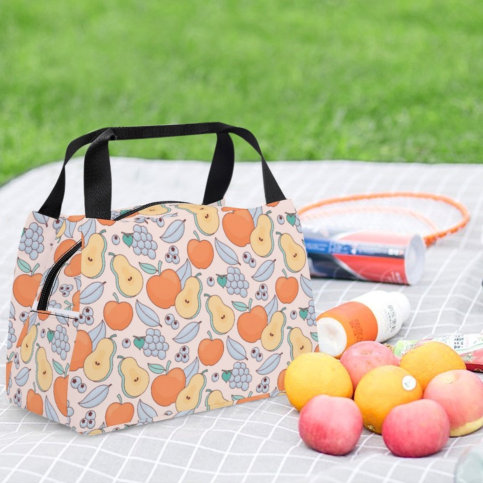 Reusable water resistant lunch bag tote for work, picnics, outdoor, traveling or shopping easy carry - Image 6