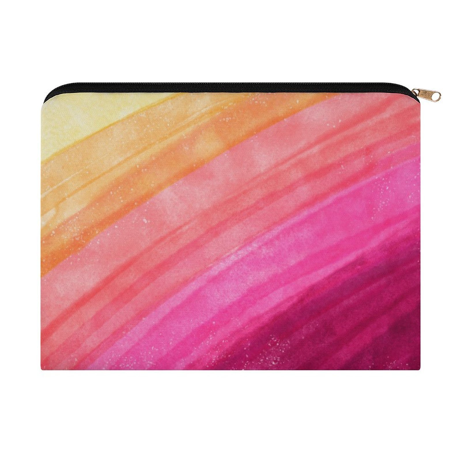 Big pouch floral abstract pattern 8.9"(L) × 6.5"(W)