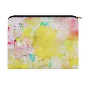 Big pouch floral abstract pattern 8.9"(L) × 6.5"(W)