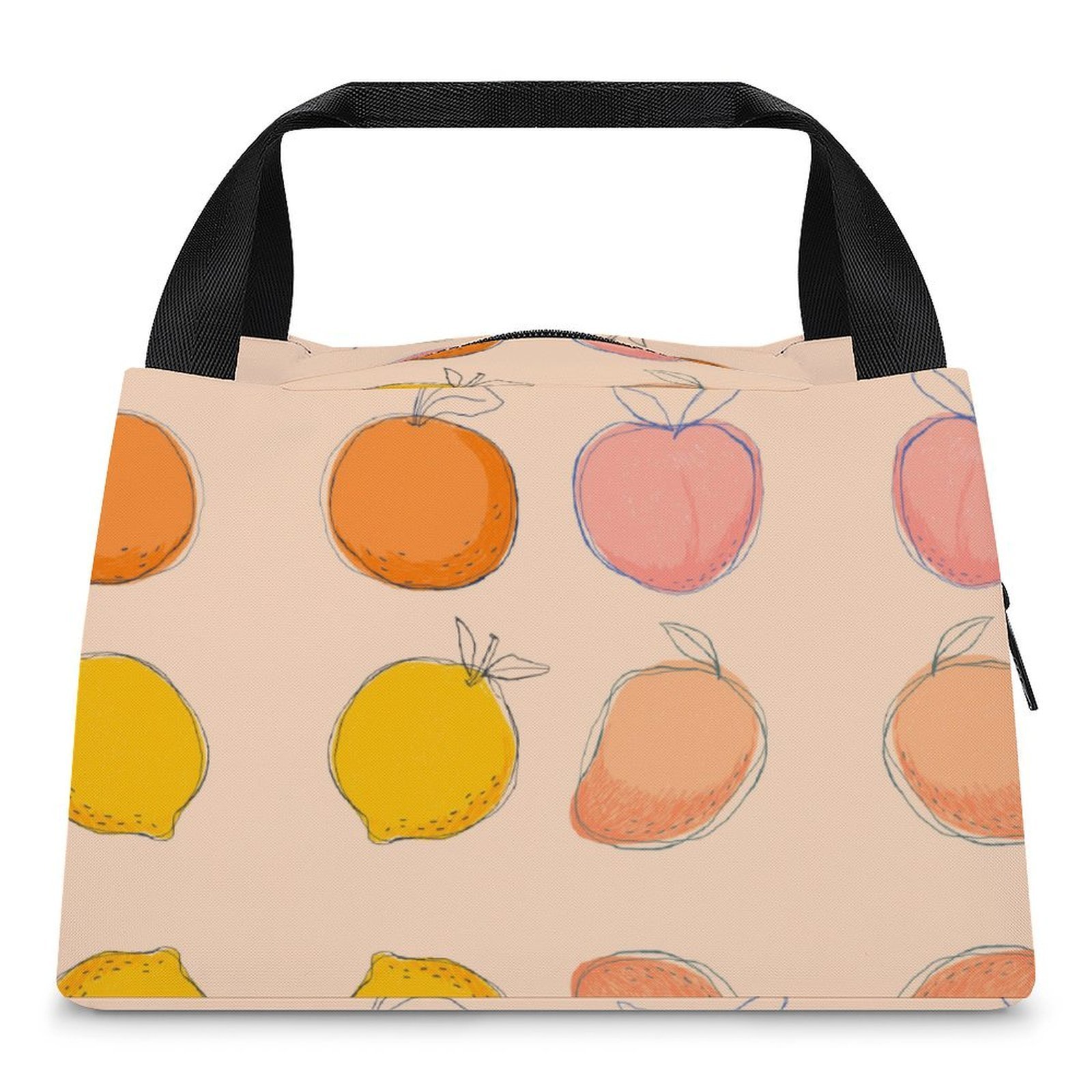 Reusable water resistant lunch bag tote for work, picnics, outdoor, shopping or traveling