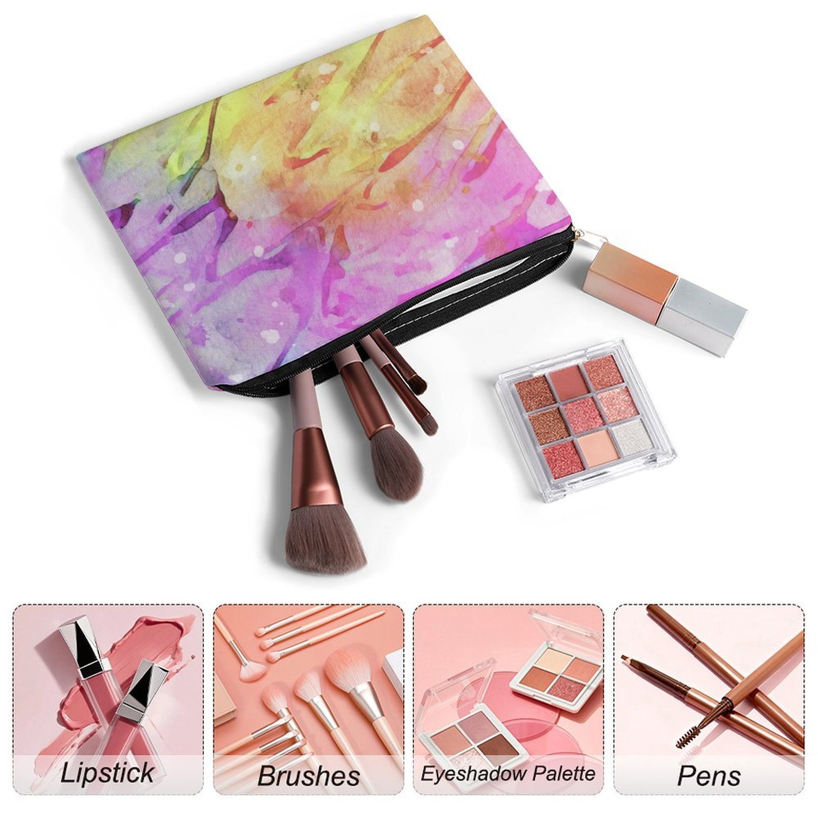 Big pouch bag purse graphics print 8.9"(L) × 6.5"(W) - Image 3