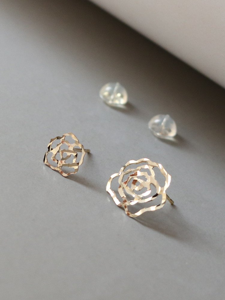 pure 10k solid gold Earrings - Image 2