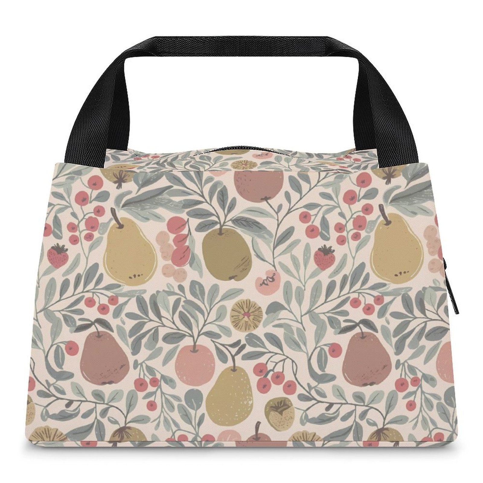 Reusable water resistant lunch bag tote for work, picnics, outdoor, traveling or shopping easy carry