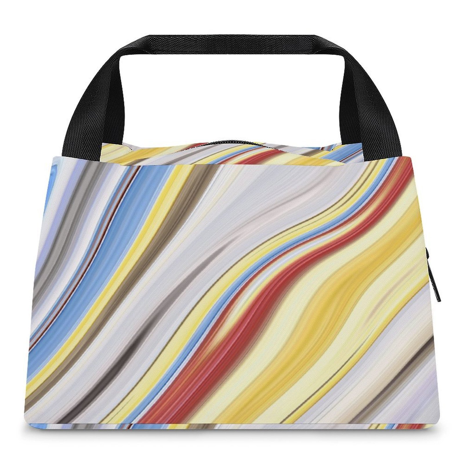 Reusable water resistant lunch bag tote for work, picnics, outdoor, traveling or shopping easy carry
