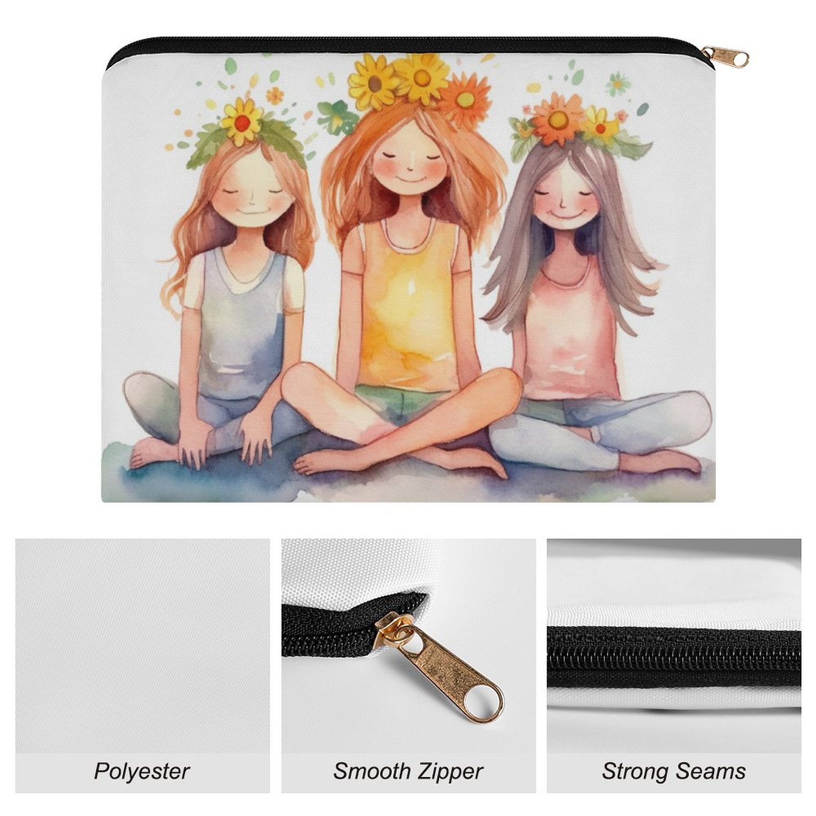 Big pouch bag girls graphics 8.9"(L) × 6.5"(W) - Image 7