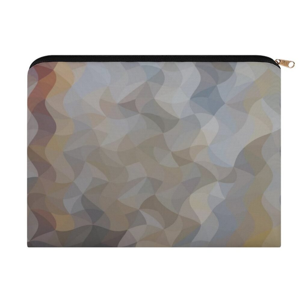 Big pouch floral abstract pattern 8.9"(L) × 6.5"(W)
