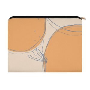 Big pouch floral abstract pattern 8.9"(L) × 6.5"(W)