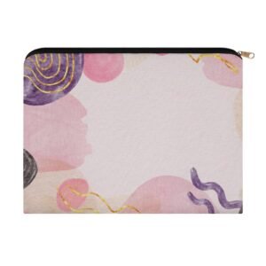 Big pouch floral abstract pattern 8.9"(L) × 6.5"(W)