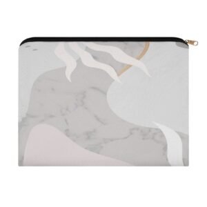 Big pouch floral abstract pattern 8.9"(L) × 6.5"(W)