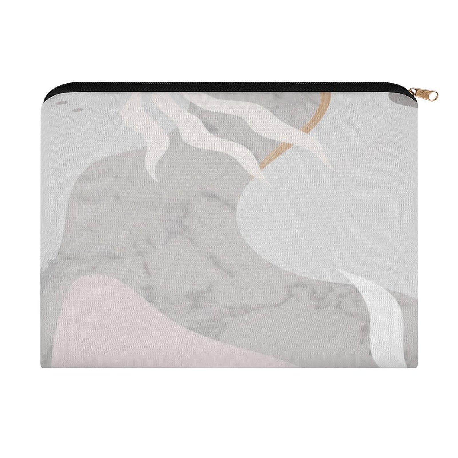 Big pouch floral abstract pattern 8.9"(L) × 6.5"(W)
