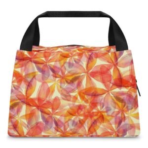 Reusable water resistant  lunch bag tote for work, picnics, outdoor, traveling or shopping easy carry