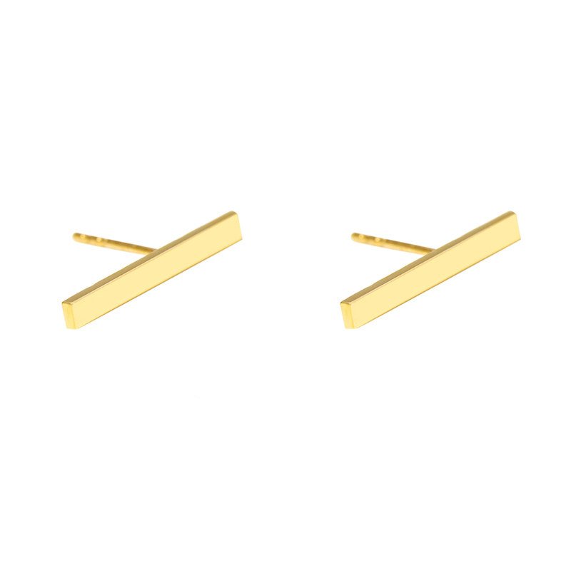 14k pure solid gold Stud earrings - Image 4