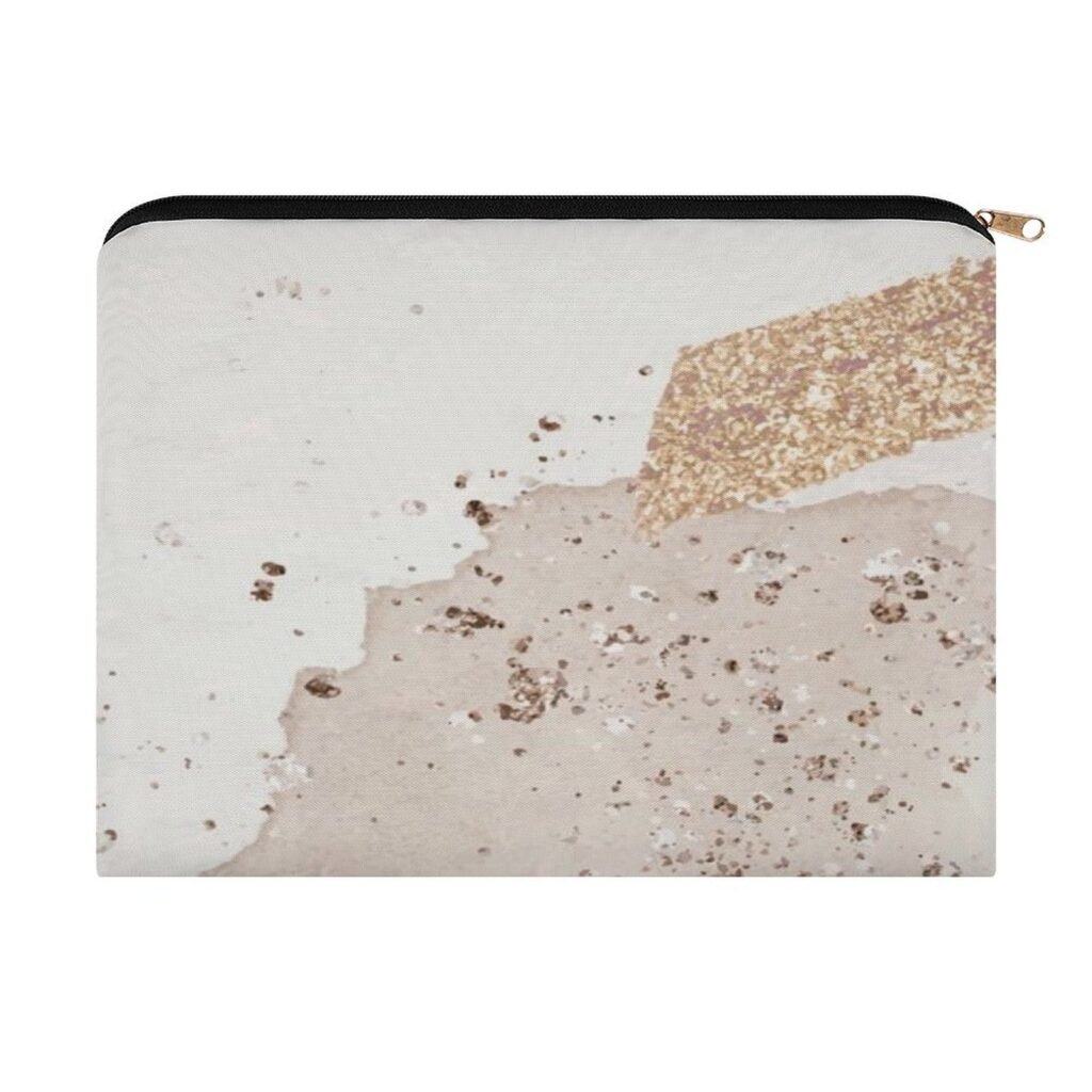 Big pouch floral abstract pattern 8.9"(L) × 6.5"(W)