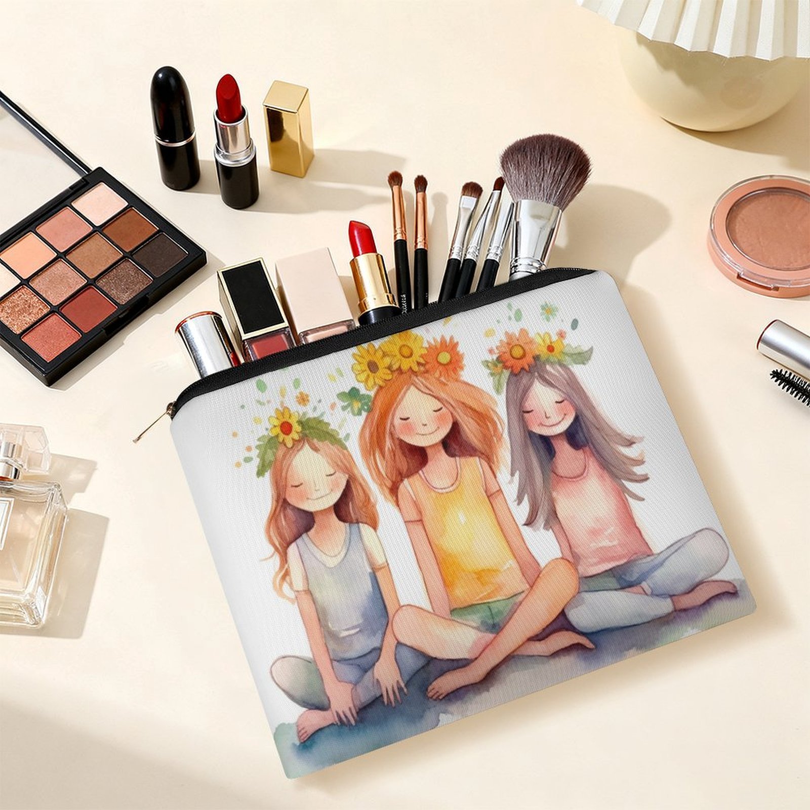 Big pouch bag girls graphics 8.9"(L) × 6.5"(W) - Image 6