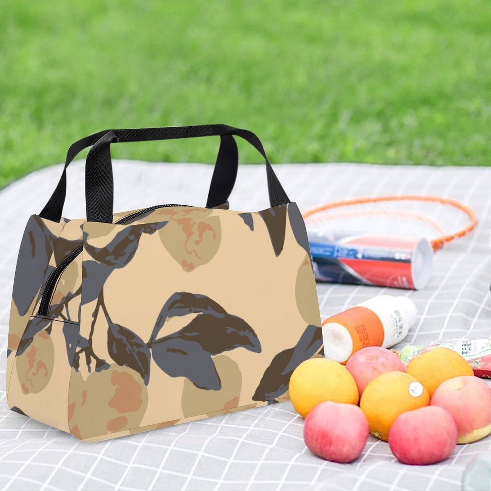Reusable water resistant lunch bag tote for work, picnics, outdoor, traveling or shopping easy carry - Image 6