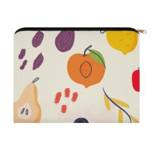 Big pouch floral abstract pattern 8.9"(L) × 6.5"(W)