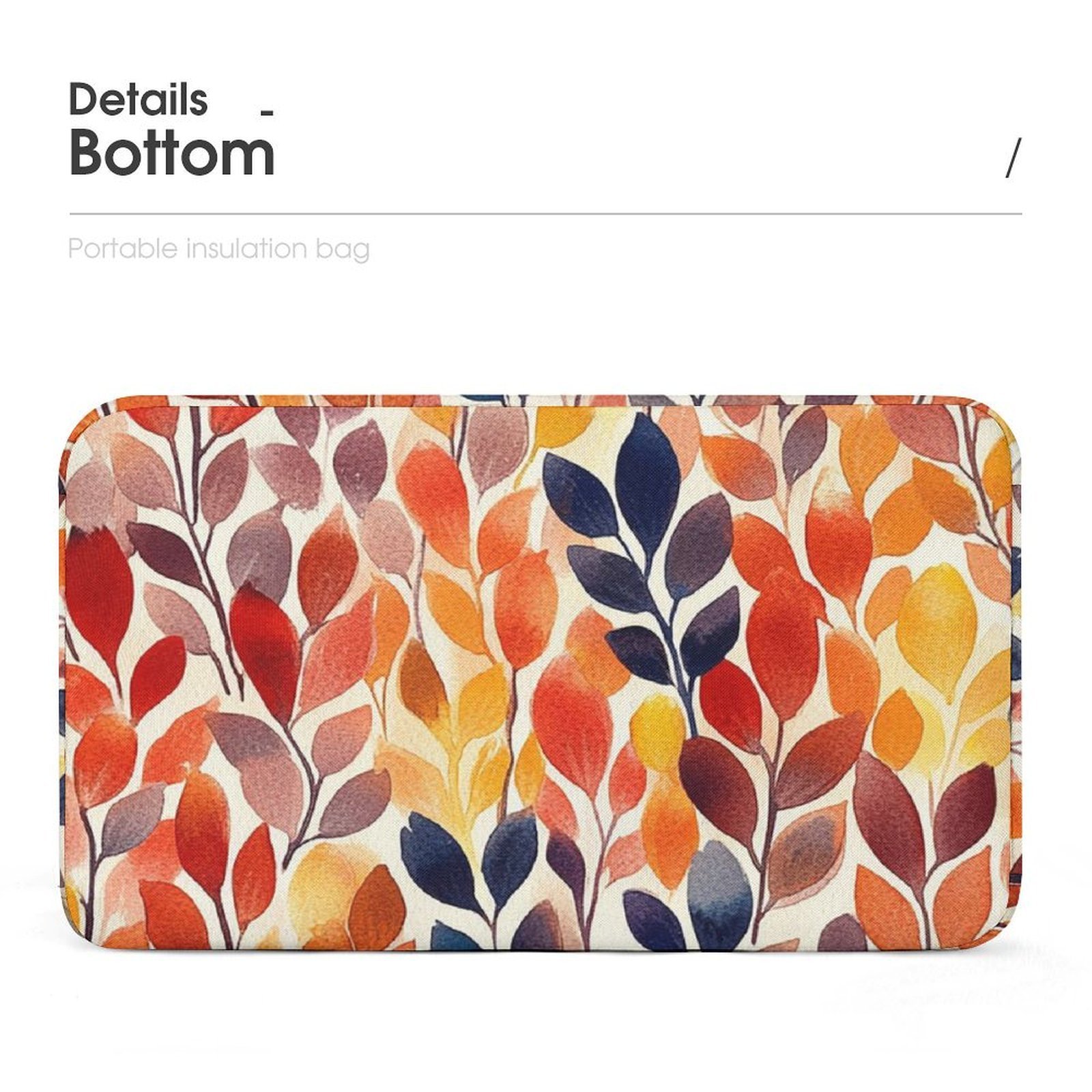 Reusable water resistant lunch bag tote for work, picnics, outdoor, traveling or shopping easy carry - Image 5