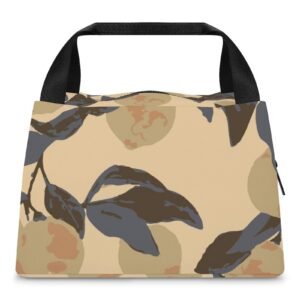 Reusable water resistant  lunch bag tote for work, picnics, outdoor, traveling or shopping easy carry