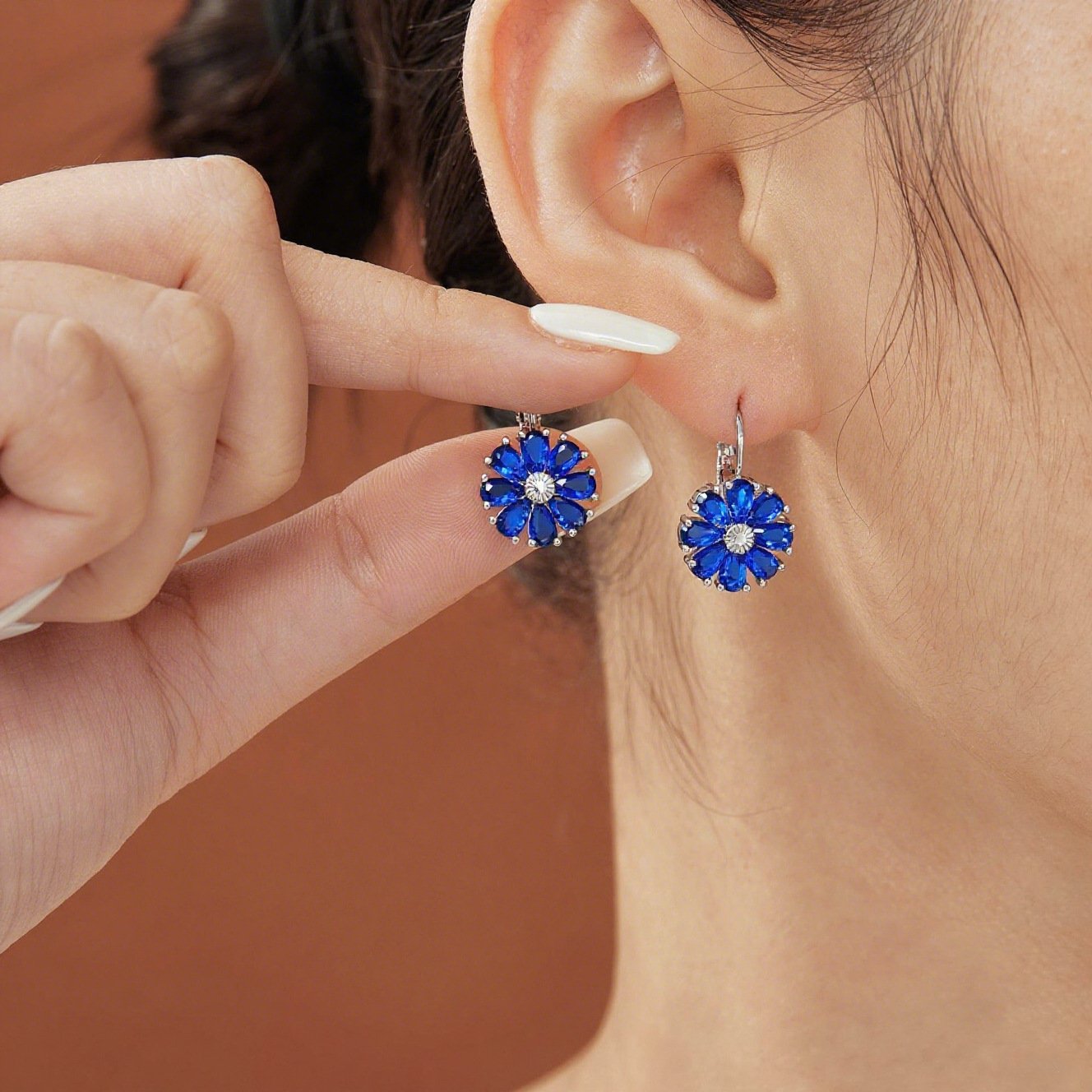 Zircon earrings - Image 4