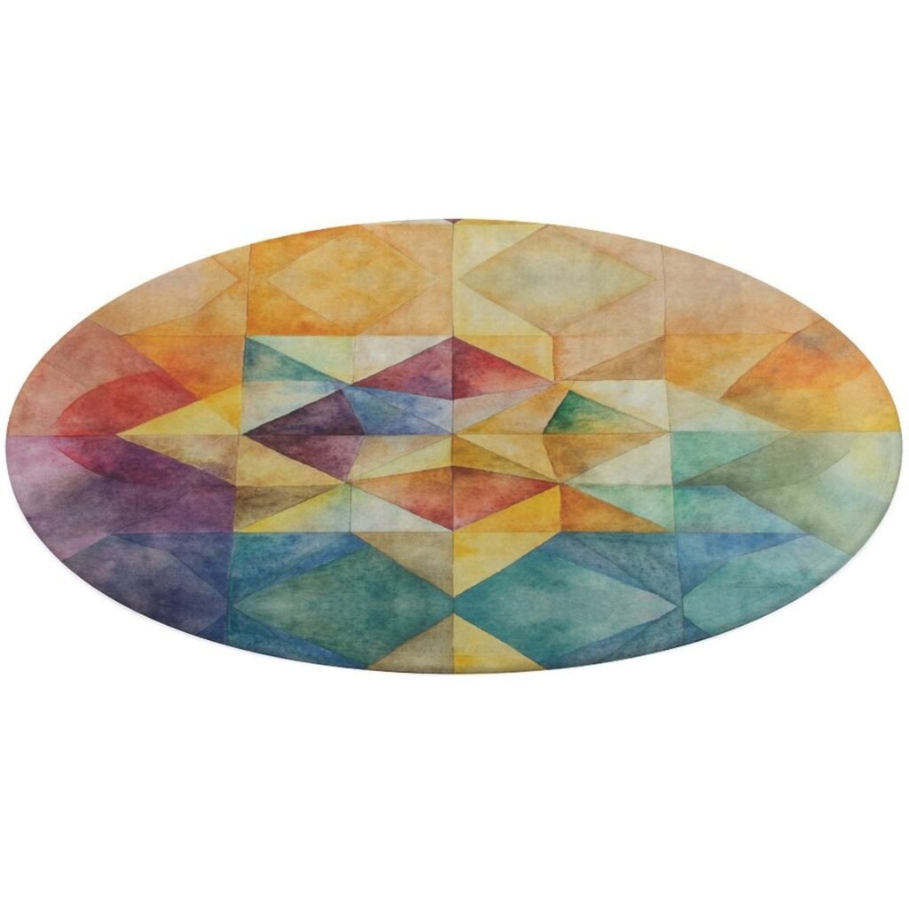Design Coral Velvet Floor Mat 90*90cm