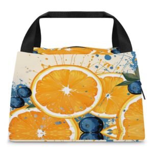 Reusable water resistant  lunch bag tote for work, picnics, outdoor, traveling or shopping easy carry