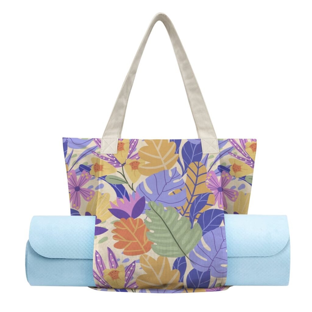 Yoga Tote bag shopping tote travel bag tote