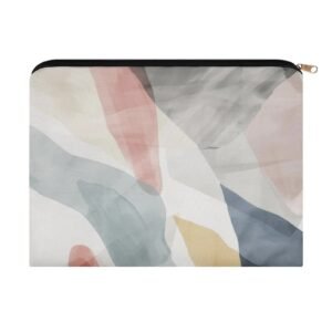 Big pouch floral abstract pattern 8.9"(L) × 6.5"(W)