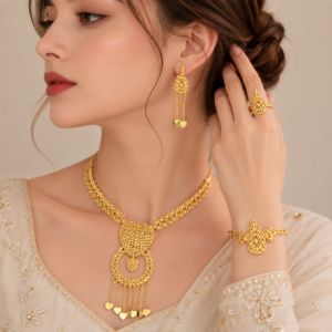 Eastern Style Gold Plated Jewelry Set