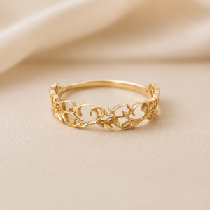 10k pure gold ring