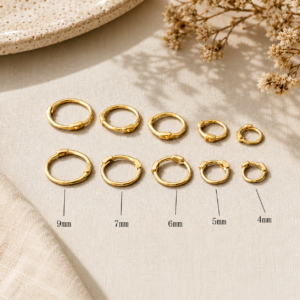Hoop pure Gold Earrings