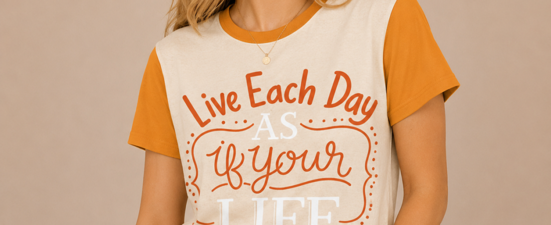 How to Choose a Comfortable and Stylish Cotton T-Shirt with Inspirational Quotes