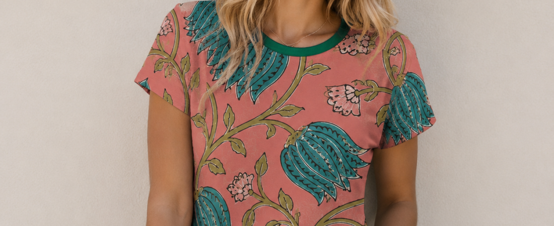 How to Choose a Comfortable and Stylish Cotton T-Shirt with Ethnic Prints