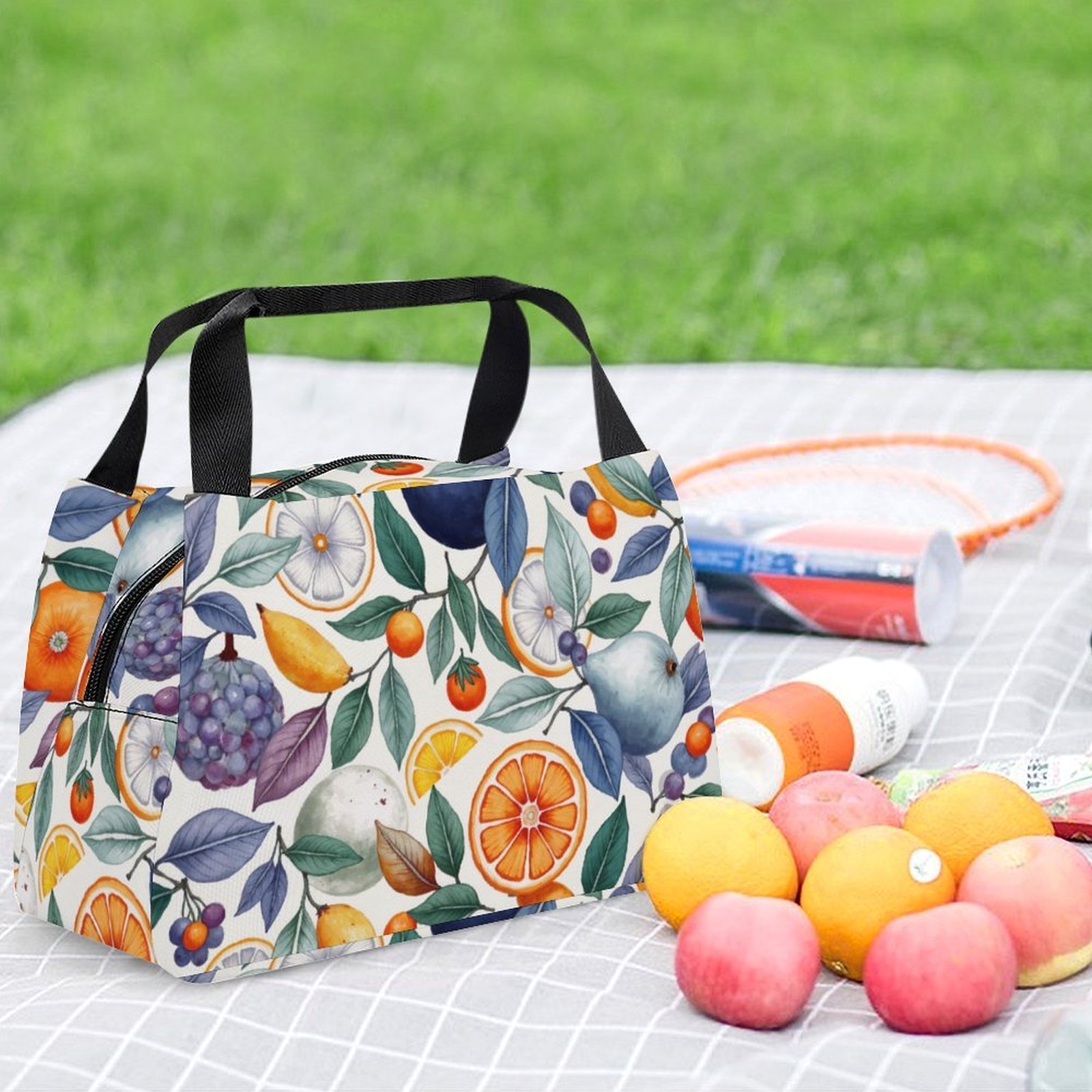 Reusable water resistant lunch bag tote for work, picnics, outdoor, traveling or shopping easy carry - Image 6