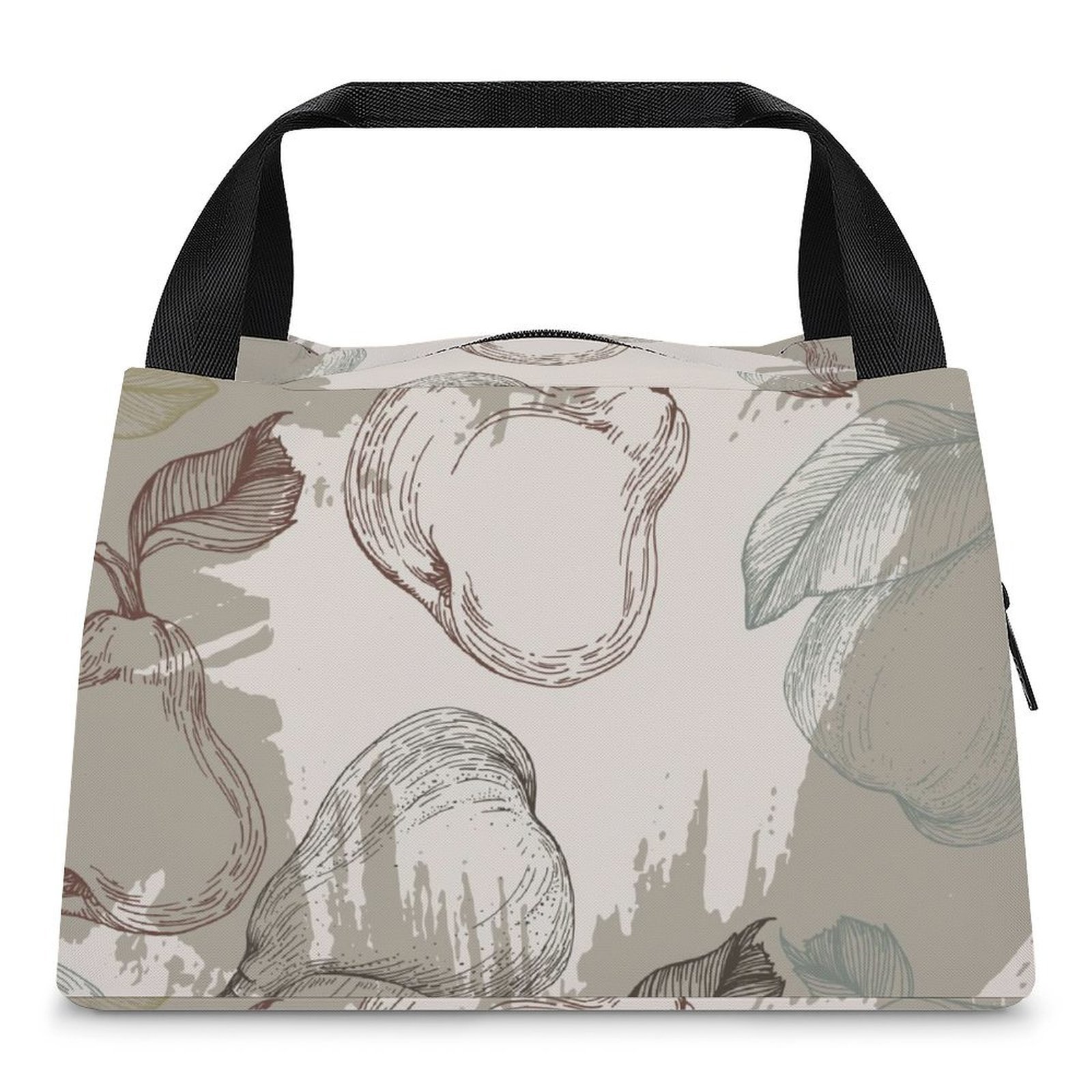 Reusable water resistant lunch bag tote for work, picnics, outdoor, traveling or shopping easy carry