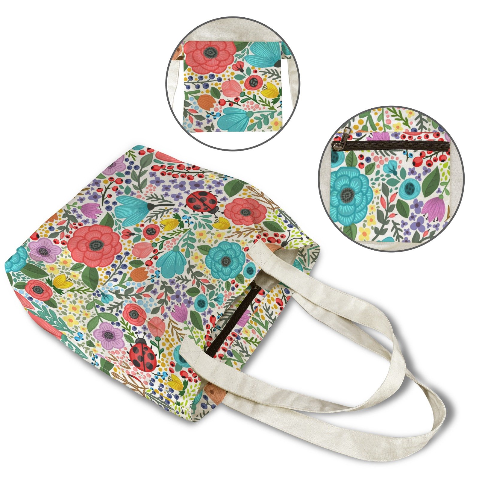 Yoga Tote bag shopping tote travel bag tote - Image 6