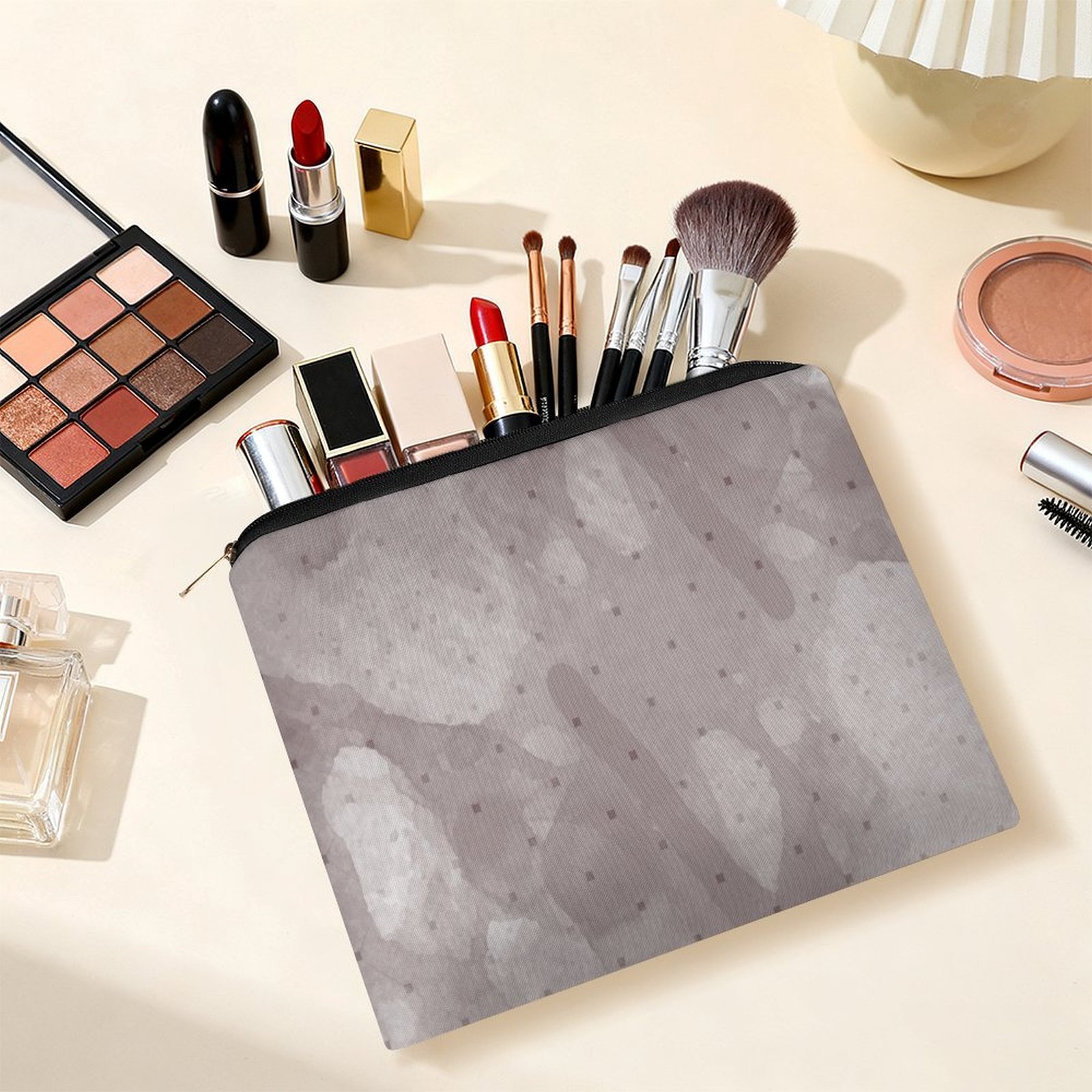 Big pouch floral abstract pattern 8.9"(L) × 6.5"(W) - Image 6
