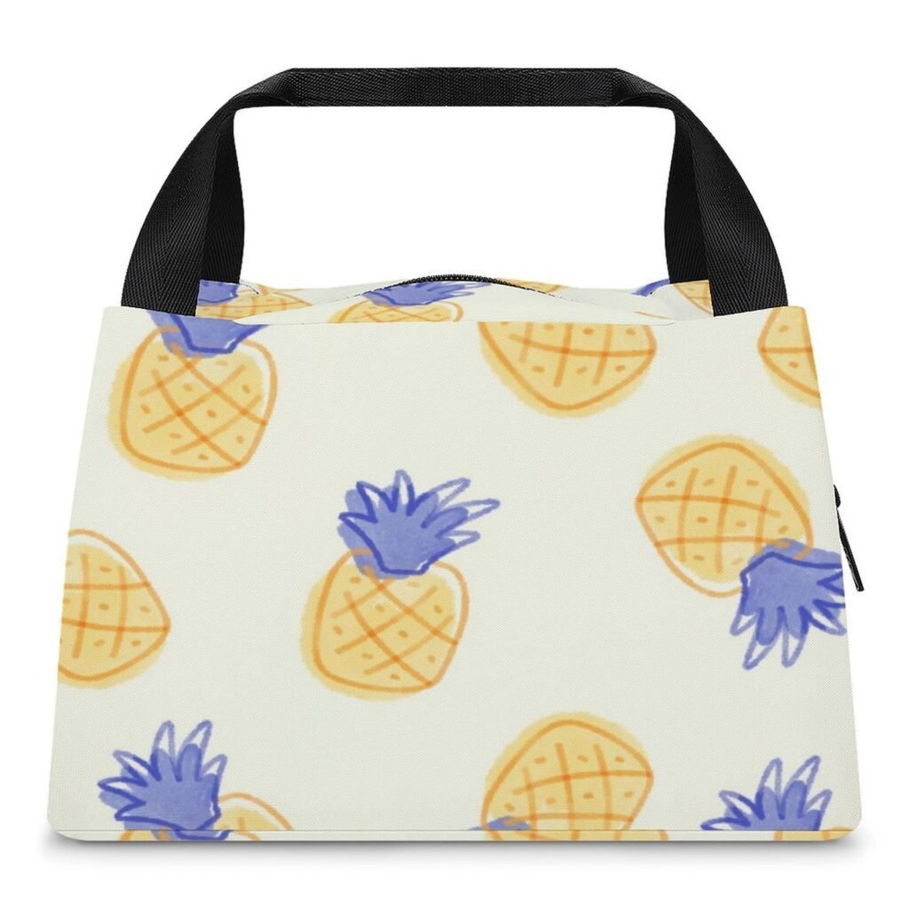 Reusable water resistant lunch bag tote for work, picnics, outdoor, traveling or shopping easy carry